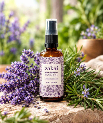 Lavender & Rosemary Herbal Nourishing Hair Oil 1 fl oz