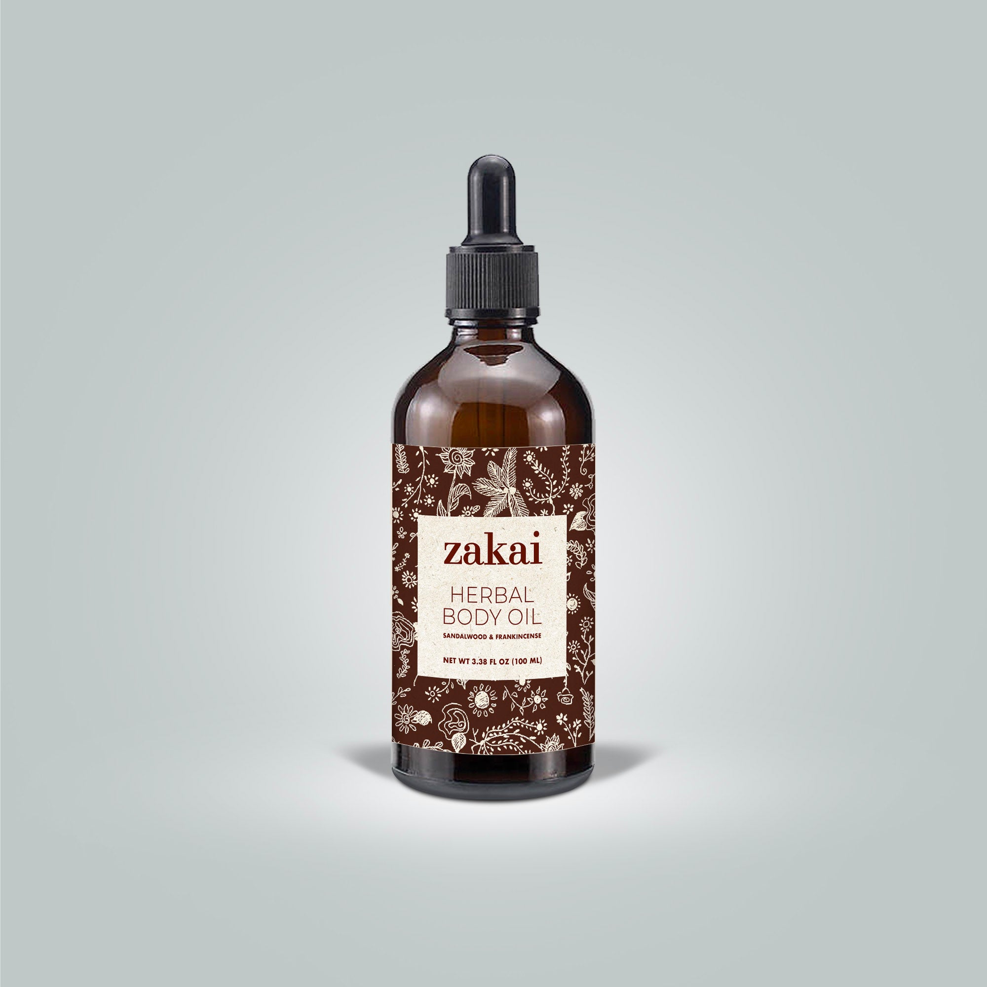 Sandalwood & Frankincense Herbal Body Oil 3.38 fl oz