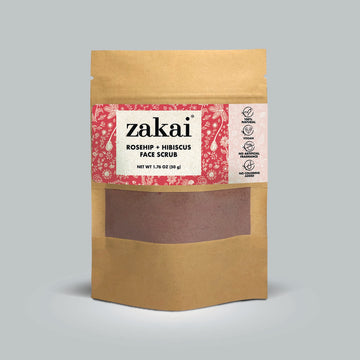 Zakai Rosehip Hibiscus Face Scrub 1.76 oz