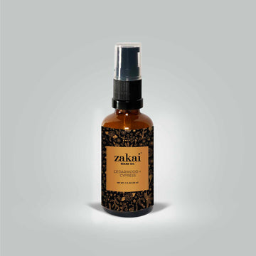 Zakai Herbal Beard Oil - Cedarwood and Cypress 1 fl oz