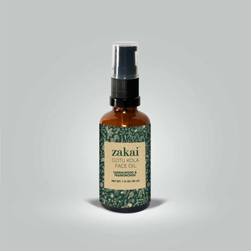 Zakai Gotu Kola Face Oil - Sandalwood and Frankincense 1 fl oz